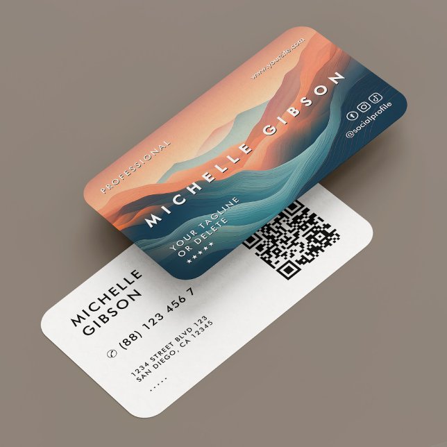 Cartão De Visita Brilho mínimo do criativo profissional (Criador carregado)