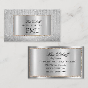 Cartão De Visita Brocas PMU Microblading Henna Salon