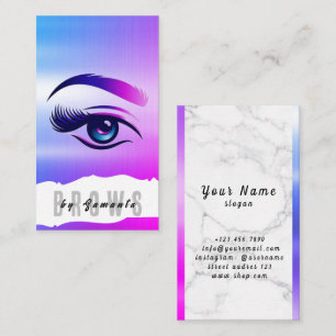 Cartão De Visita Brocas PMU Microblading Henna Salon