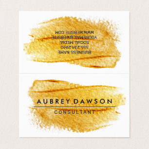 Cartão De Visita Bruto Artístico