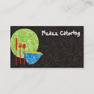 Cartão De Visita Bu decorativos da restauração do cozinheiro chef