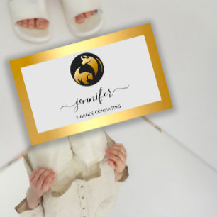 Cartão De Visita Bufalo Bear, contador do Broker de consultoria fin