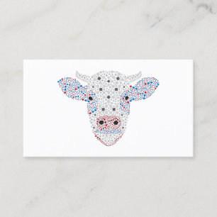 Cartão De Visita Bull de emissões agrícolas