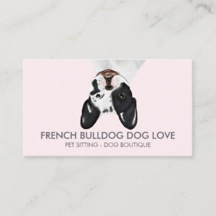 Cartão De Visita Bulldog Francês Cachorro