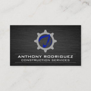 Cartão De Visita Bulldozer   Veículo de construção   Construtor