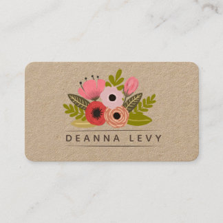 Cartão De Visita Buquê flexível personalizado