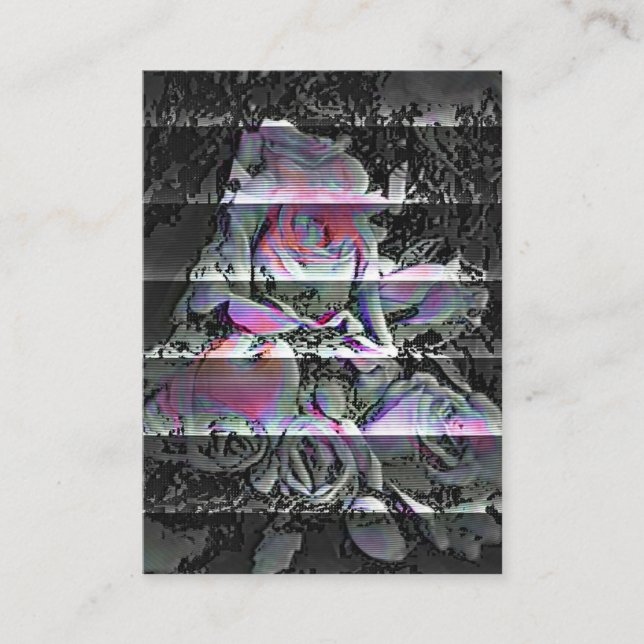 Cartão De Visita Buquê Techno (Frente)