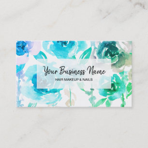 Cartão De Visita *~* Buquês Girly Floral Floral Rosas Wisteria Flo