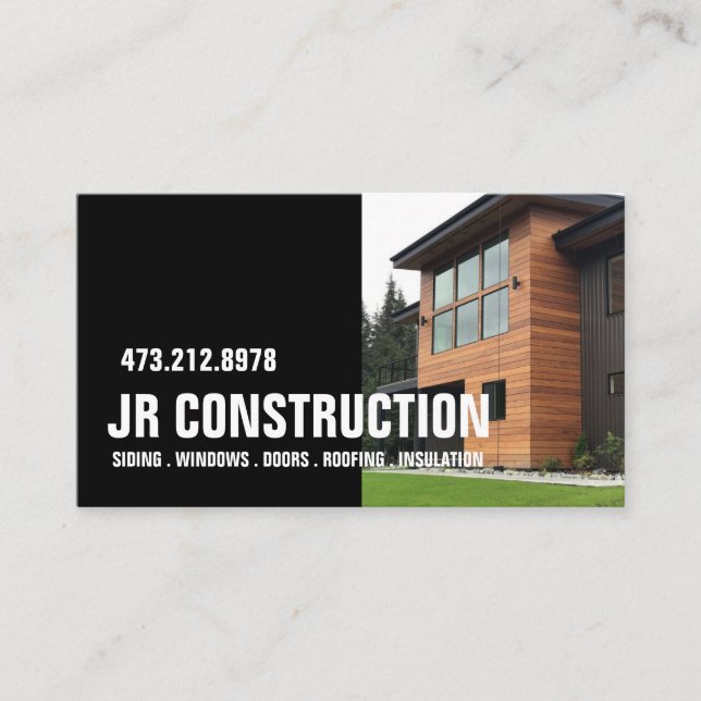 CARTÃO DE VISITA BUSINAS DE INSULAÇÃO DE TELHADO DAS PORTAS WINDOWS (Frente)