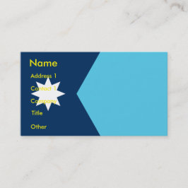 Cartão De Visita Business Card with Flag of Minnesota