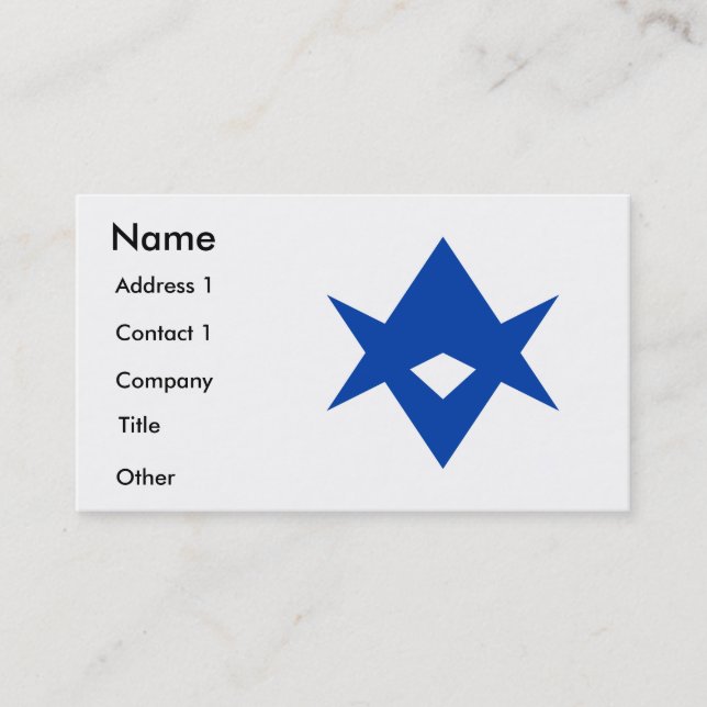 Cartão De Visita Business Card with Flag of Toyota City, Japan (Frente)