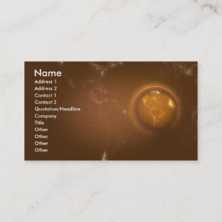 Cartão De Visita business_earth