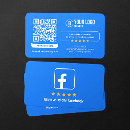Cartão De Visita Business Review Link Facebook Reviews Código QR