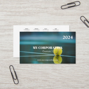 Cartão De Visita Business Sport Pocket Calendar 2024