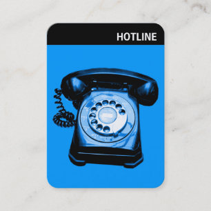 Cartão De Visita Cabeçalho V - Foto - Linha Quente - Azul