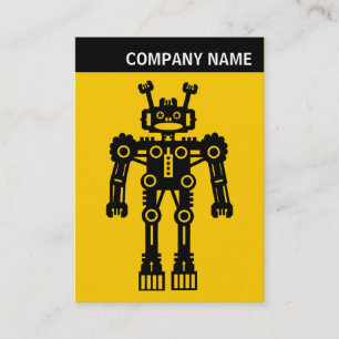 Cartão De Visita Cabeçalho V - Foto - Robô - Amber