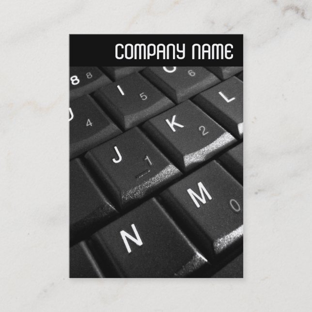 Cartão De Visita Cabeçalho V - Teclado Notebook 02 (Frente)