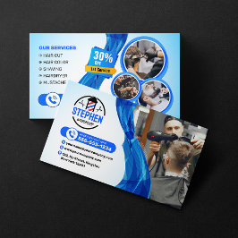 Cartão De Visita Cabeleireiro Compre de Barbeiro Capturante