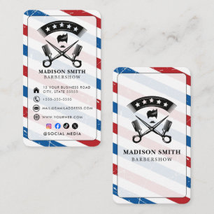 Cartão De Visita Cabeleireiro Estilista Profissional Barbearia