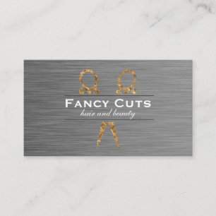 Cartão De Visita Cabeleireiro extravagante Luxe