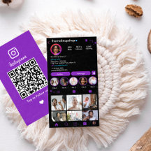 Cabeleireiro Instagram Roxo  | Mídia Social 