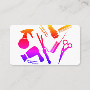 Cartão De Visita Cabeleireiro moderno