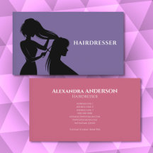 Cabeleireiro - Roxo e Rosa