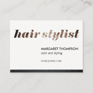 Cartão De Visita Cabeleireiro/salão de beleza