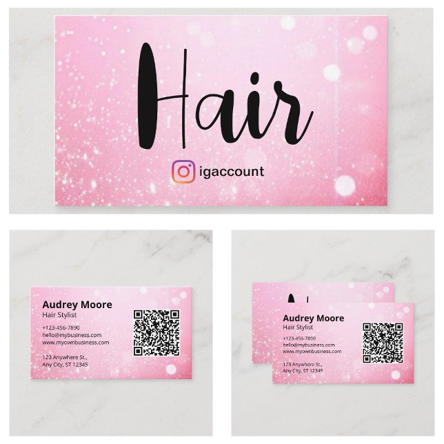 Cartão De Visita Cabeleireiros (Hairdressers Business Card
)