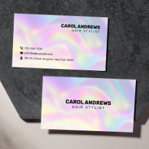 Cabelereiro Holográfico Pastel Limpo