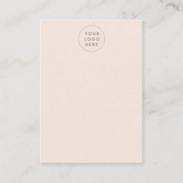 Cartão De Visita Cabelo de cor pincelada Sua placa de logotipo