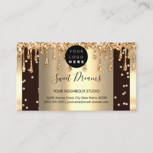 Cartão De Visita Cabelo do logotipo Unhas Drives SPA Código QR Dou