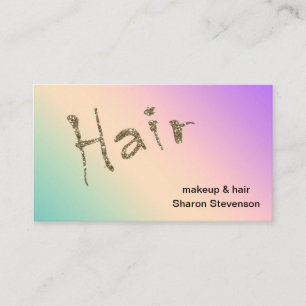 Cartão De Visita Cabelo, estilista, personalizado