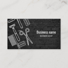 Cartão De Visita Cabelo profissional Compre de barreira - tijolo pr