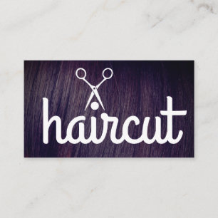 Cartão De Visita Cabelo Xaropes de Salão Lista