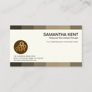 Cartão De Visita Caçador de Cabeça de Painéis de Sombra de Cinza