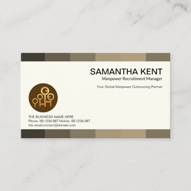 Cartão De Visita Caçador de Cabeça de Painéis de Sombra de Cinzas C (Frente)