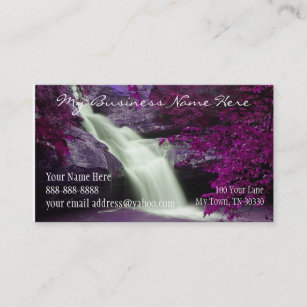 Cartão De Visita Cachoeira roxa