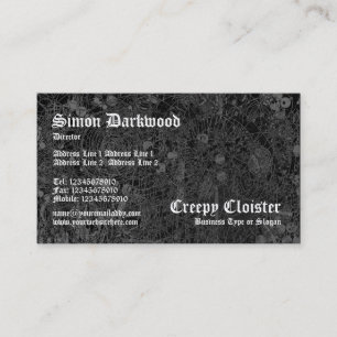 Cartão De Visita Cachorro Assustador 03 - Abstenção Tex - Preto