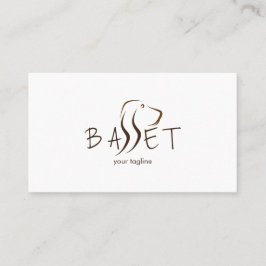 Cartão De Visita Cachorro Basset