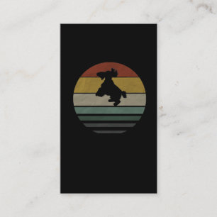 Cartão De Visita Cachorro-Cachorro-Vintage