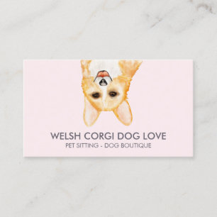 Cartão De Visita Cachorro Corgi Galês
