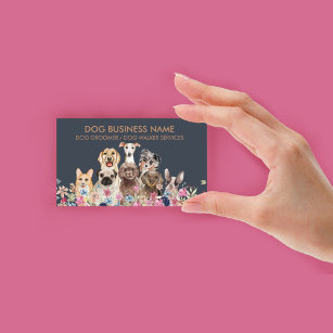 Cartão De Visita Cachorro de butique picante ambulante