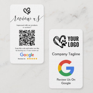 Cartão De Visita Cachorro Fazendo o Google Rever Solicitação Logoti