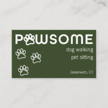Cachorro moderno Walker Pet Sitter Pawsome Dark Gr