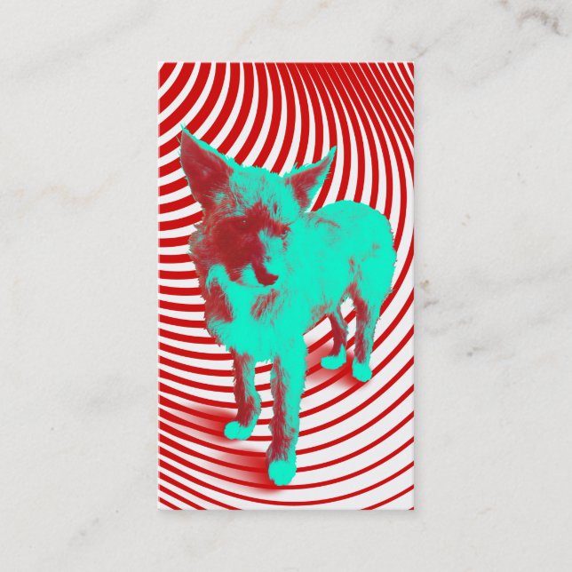 Cartão De Visita cachorros perigosos (Frente)