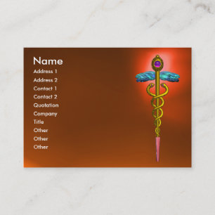 Cartão De Visita CADUEUS AGATE, cor-de-rosa-rosa-rosa-vivo