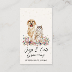 Cartão De Visita Cães Beiger Cães Cães Catos Pet Sitter