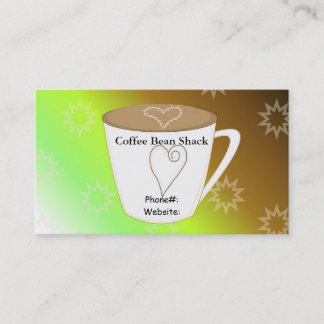 Cartão De Visita Café