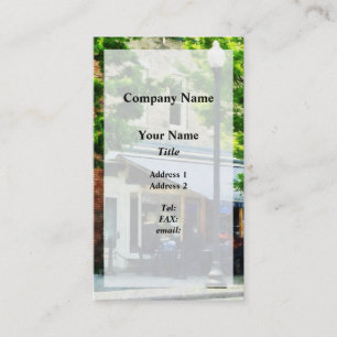 Cartão De Visita Café Albany NY